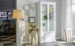 smart Esstisch ausziehbar Magnus | 180 x 80 cm Kernbuche Weiß