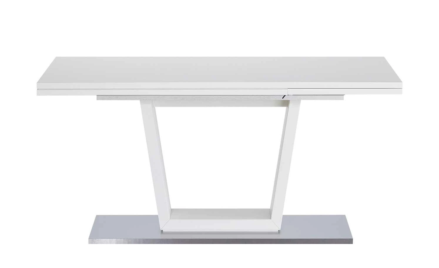 Berger & Rath Säulentisch ausziehbar Trix | Weiß-Creme 160|cm 6 Berger & Rath Säulentisch ausziehbar Trix | Weiß-Creme 160|cm – Bild 4