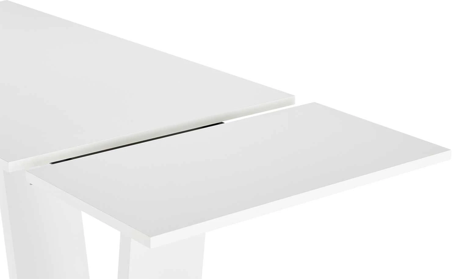 Berger & Rath Säulentisch ausziehbar Trix | Weiß-Creme 160|cm 7 Berger & Rath Säulentisch ausziehbar Trix | Weiß-Creme 160|cm – Bild 5