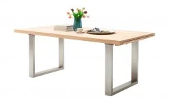 Woodford Kufentisch Aaron | 180|cm Eiche Bianco Edelstahl -Tischety Verkaufe 14302788 5 202011052342