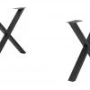 Tischgestell Tuxa massiv | Schwarz X-Form (schmal) -Tischety Verkaufe 14302959 1 201911051103