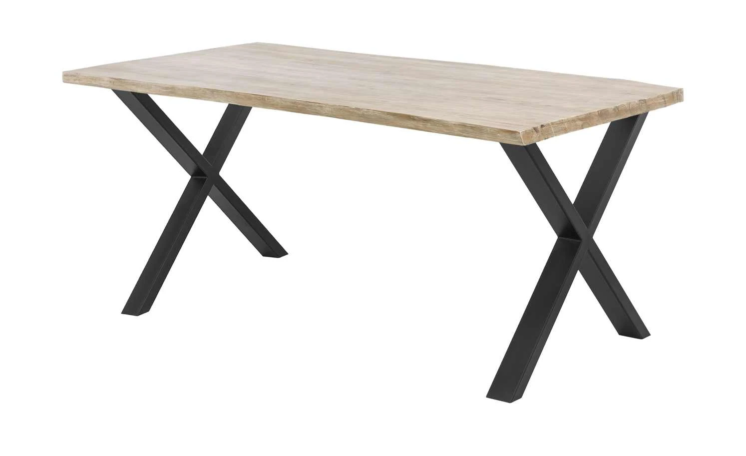 Tischgestell Tuxa massiv | Schwarz X-Form (schmal) 4 Tischgestell Tuxa massiv | Schwarz X-Form (schmal) – Bild 2