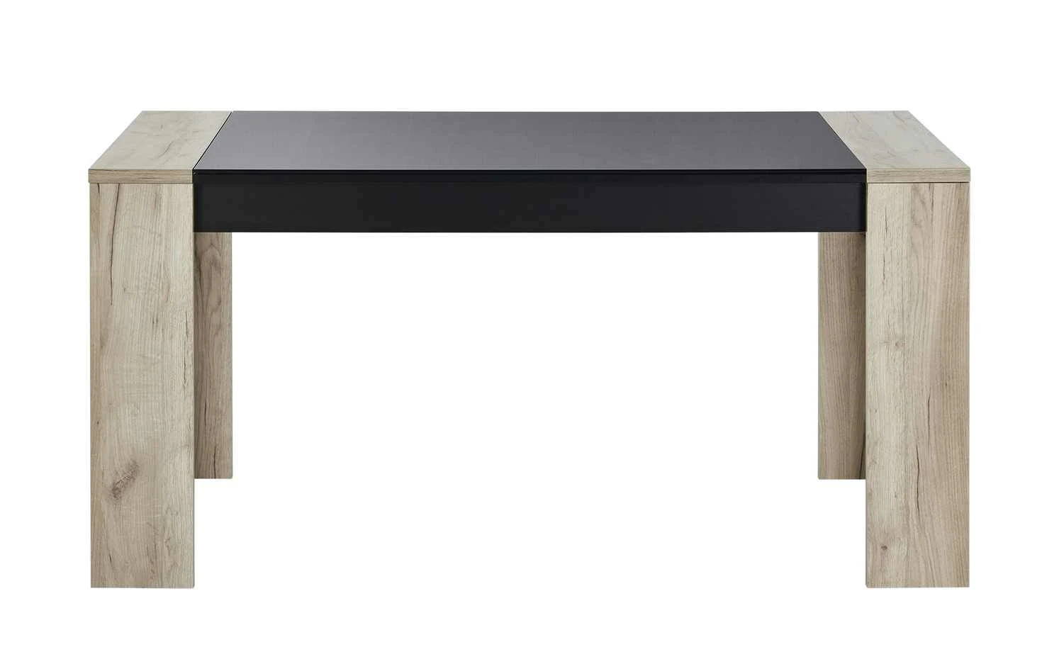 Esstisch Tarek | Wildeiche grau (Nachbildung) / Schwarz 8 Esstisch Tarek | Wildeiche grau (Nachbildung) / Schwarz – Bild 6