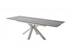 Keramik-Säulentisch ausziehbar Nora | Holzoptik Barrique Edelstahl -Tischety Verkaufe 14303159 6 202102251236