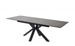 Keramik-Säulentisch ausziehbar Nora | Anthrazit Schwarz -Tischety Verkaufe 14303161 5 202101272237