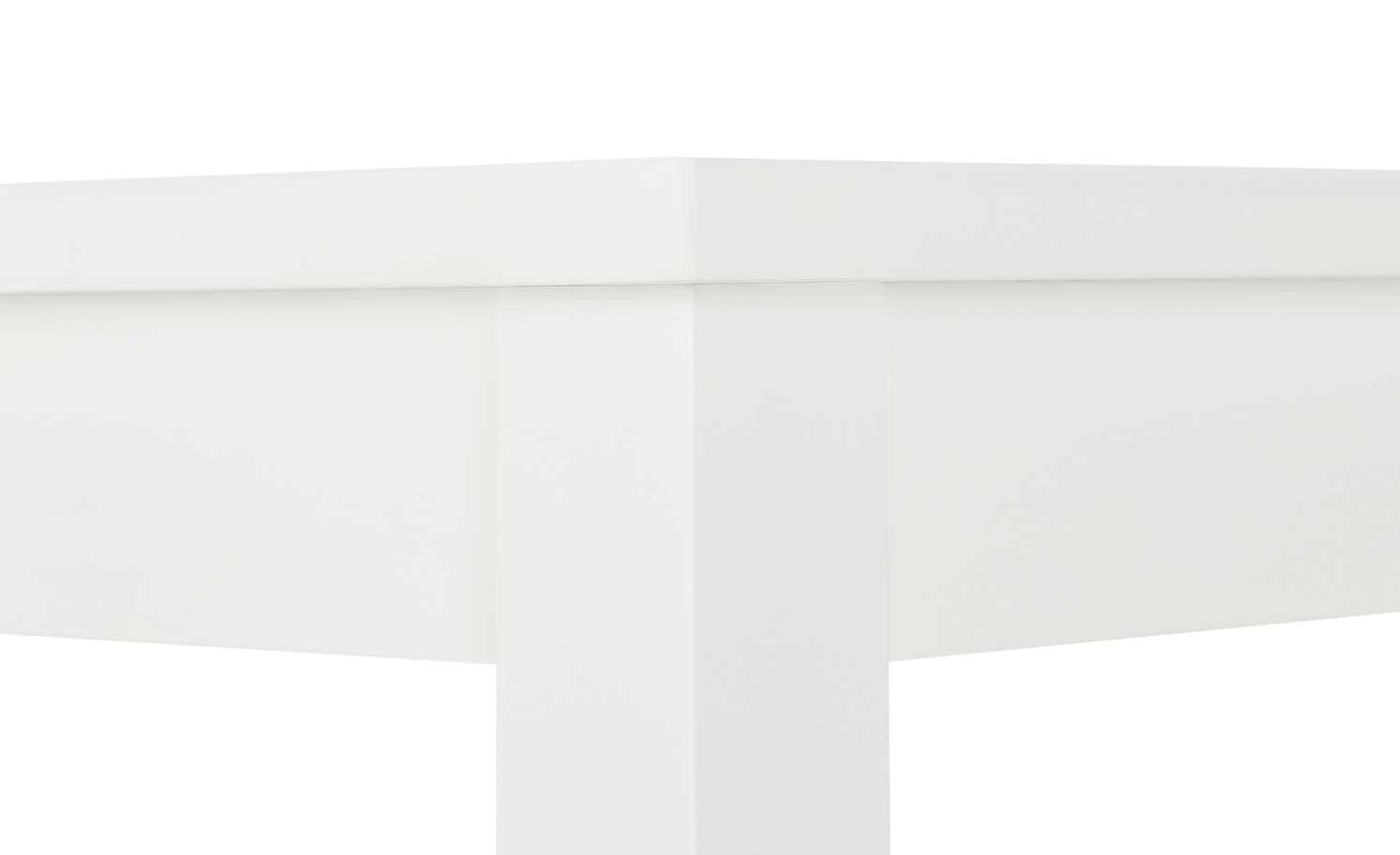 Esstisch Fabian | Weiß 118x75 cm 7 Esstisch Fabian | Weiß 118x75 cm – Bild 5