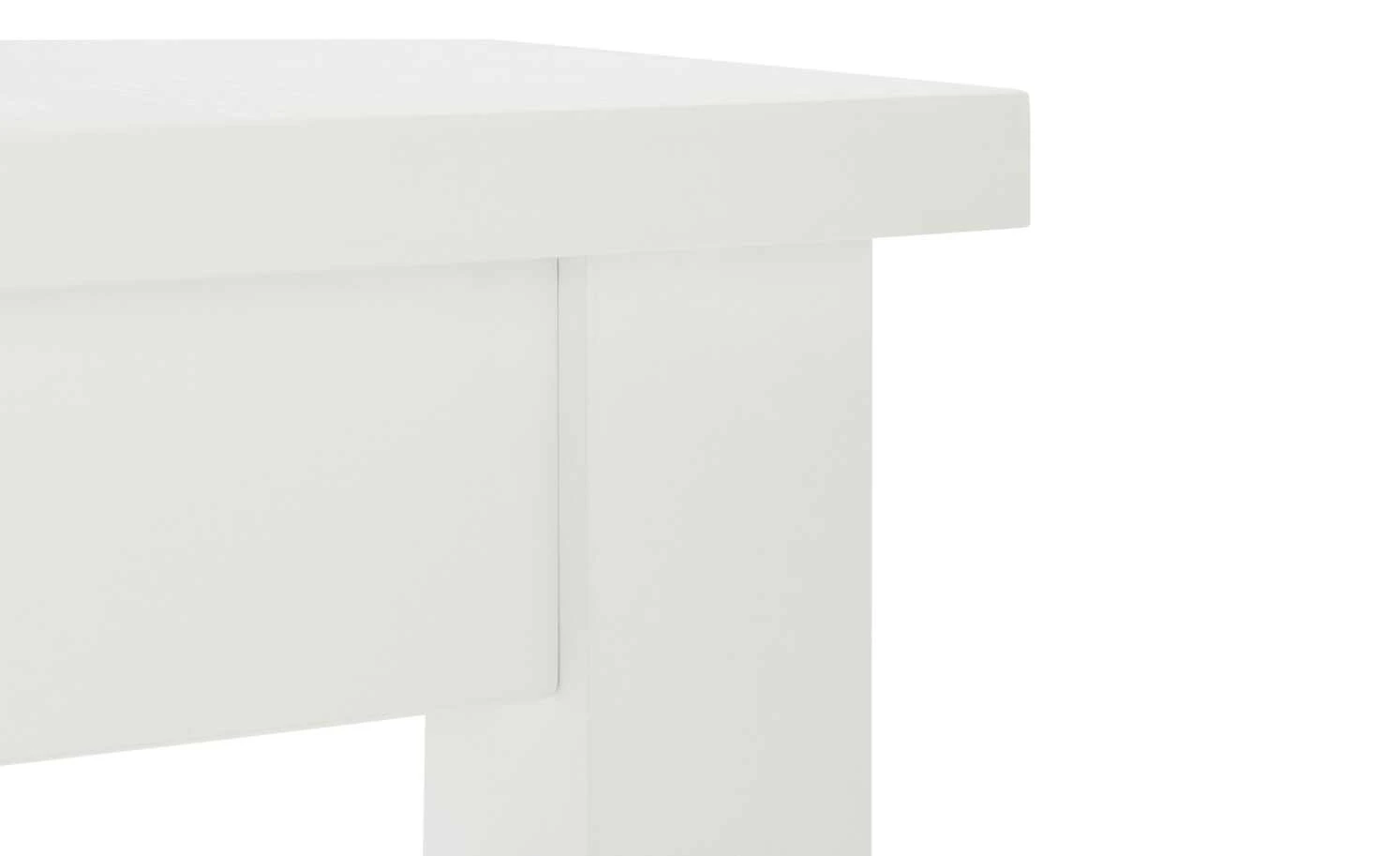 Esstisch Fabian | Weiß 118x75 cm 8 Esstisch Fabian | Weiß 118x75 cm – Bild 6