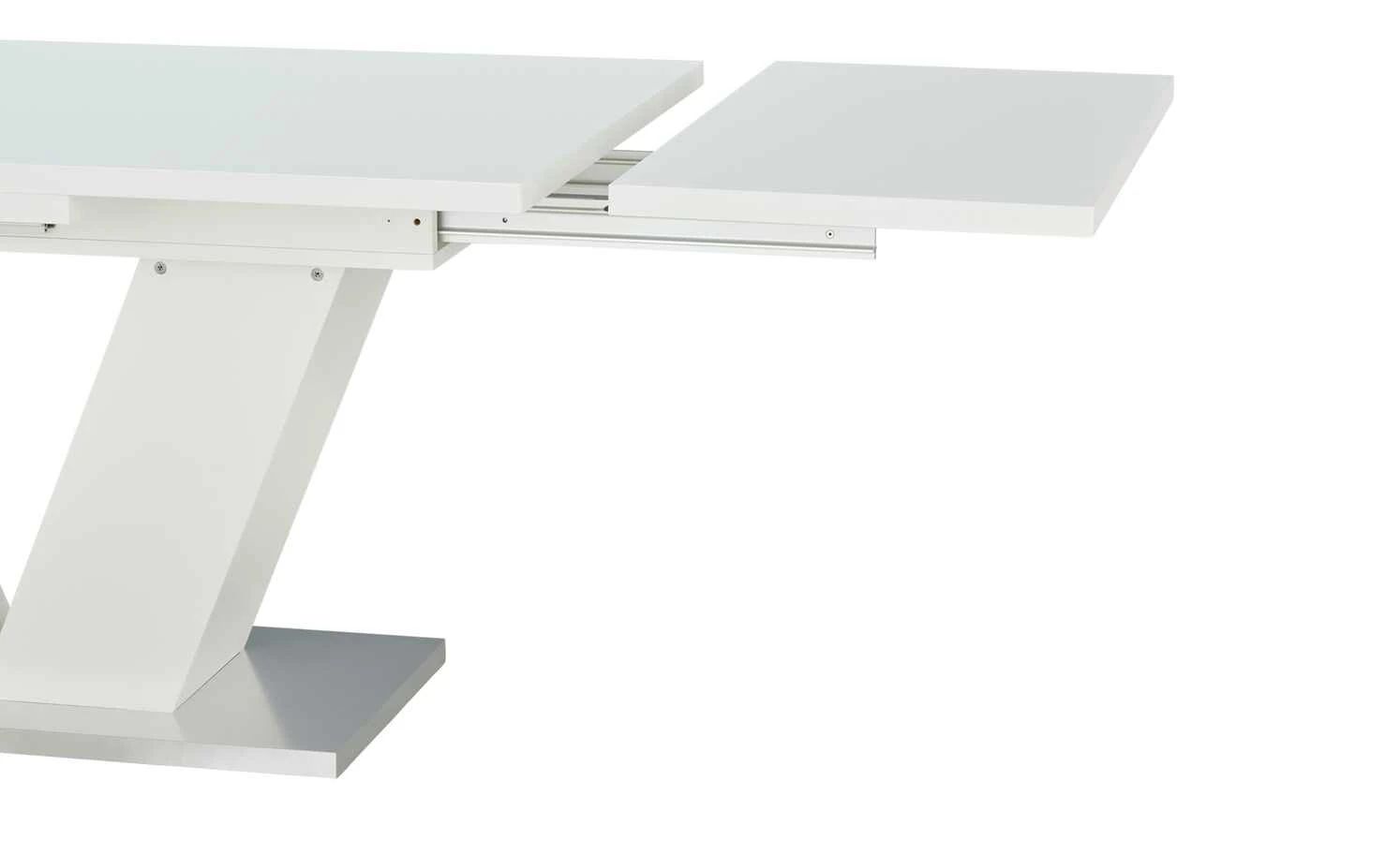 Esstisch ausziehbar Marius | Weiß 7 Esstisch ausziehbar Marius | Weiß – Bild 5