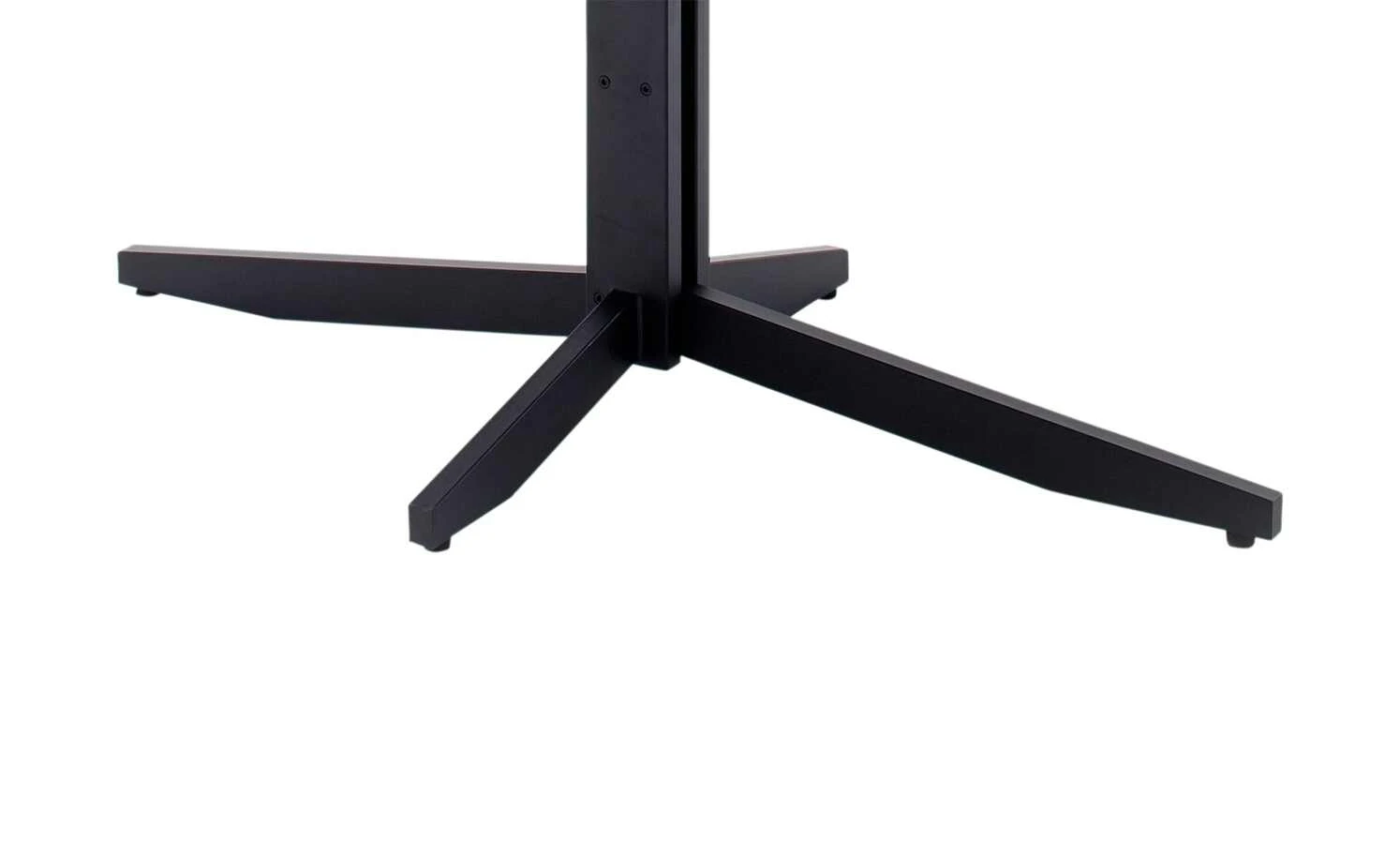 HPL/Glas-Säulentisch ausziehbar Minni | Steinoptik Grau 7 HPL/Glas-Säulentisch ausziehbar Minni | Steinoptik Grau – Bild 5