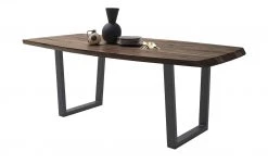 Woodford Kufentisch massiv Calotta | 180|cm Walnut (Braun) Trapez-Form Anthrazit -Tischety Verkaufe 14305971 5 202106211241