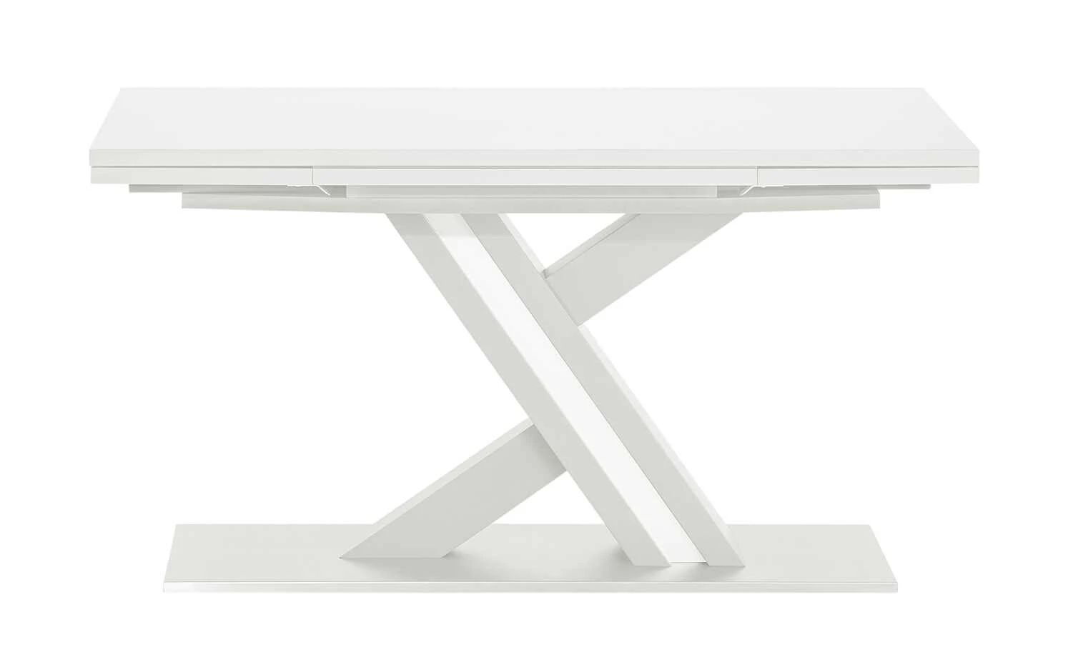 Berger & Rath Säulentisch ausziehbar Trix | Weiß-Creme 140|cm 5 Berger & Rath Säulentisch ausziehbar Trix | Weiß-Creme 140|cm – Bild 3