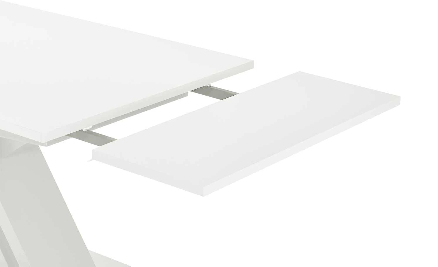 Berger & Rath Säulentisch ausziehbar Trix | Weiß-Creme 140|cm 10 Berger & Rath Säulentisch ausziehbar Trix | Weiß-Creme 140|cm – Bild 8