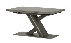 Berger & Rath Säulentisch ausziehbar Trix | Londra (Hellgrau) 160|cm