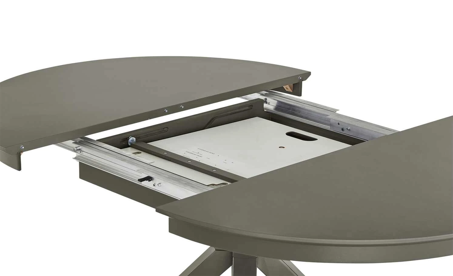 Berger & Rath Säulentisch ausziehbar Xeno | Londra (Hellgrau) 95|cm 6 Berger & Rath Säulentisch ausziehbar Xeno | Londra (Hellgrau) 95|cm – Bild 4