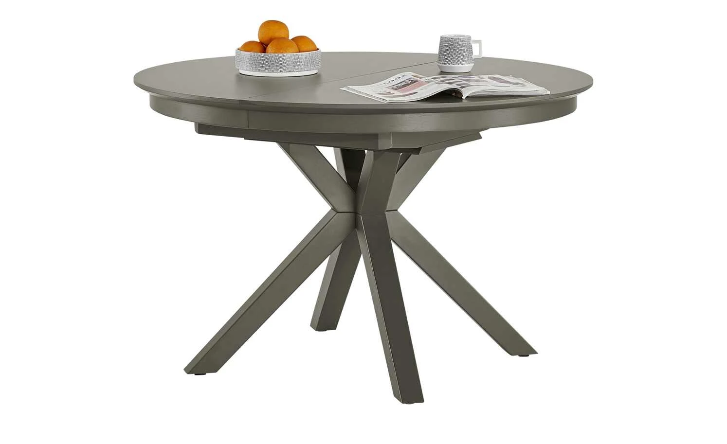 Berger & Rath Säulentisch ausziehbar Xeno | Londra (Hellgrau) 95|cm 9 Berger & Rath Säulentisch ausziehbar Xeno | Londra (Hellgrau) 95|cm – Bild 7