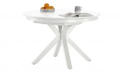 Berger & Rath Säulentisch ausziehbar Xeno | Weiß-Creme 95|cm -Tischety Verkaufe 14307419 2 202103022233