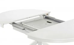 Berger & Rath Säulentisch ausziehbar Xeno | Weiß-Creme 95|cm -Tischety Verkaufe 14307419 7 202103022233