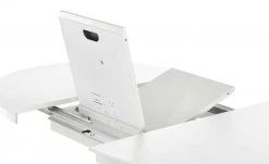 Berger & Rath Säulentisch ausziehbar Xeno | Weiß-Creme 95|cm -Tischety Verkaufe 14307419 8 202103022233