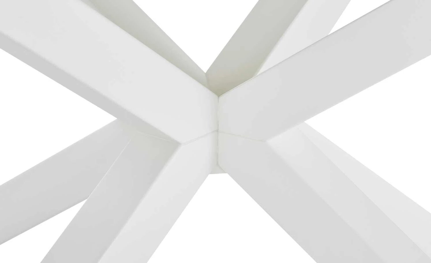 Berger & Rath Säulentisch ausziehbar Xeno | Weiß - Creme 160|cm 5 Berger & Rath Säulentisch ausziehbar Xeno | Weiß - Creme 160|cm – Bild 3