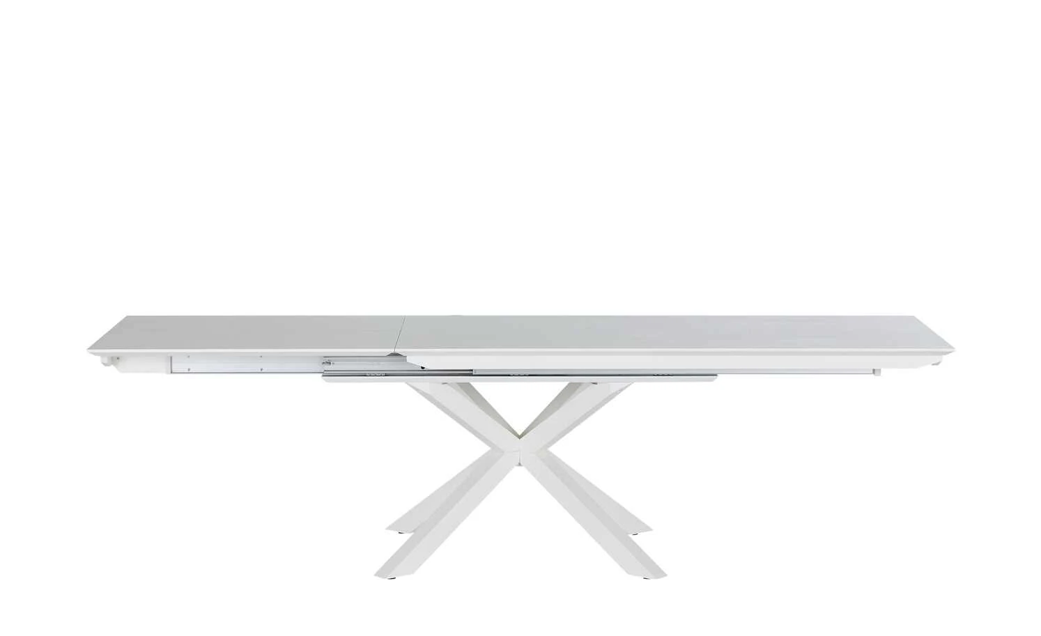 Berger & Rath Säulentisch ausziehbar Xeno | Weiß - Creme 160|cm 7 Berger & Rath Säulentisch ausziehbar Xeno | Weiß - Creme 160|cm – Bild 5