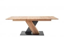 Säulentisch ausziehbar Balu | X-Säule Kernbuche Schwarz-Grau 140|cm -Tischety Verkaufe 14307490 7 202102102233