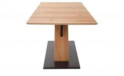 Säulentisch ausziehbar Balu | X-Säule Kernbuche Schwarz-Grau 140|cm -Tischety Verkaufe 14307490 8 202102102233