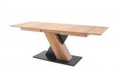 Säulentisch ausziehbar Balu | X-Säule Kernbuche Schwarz-Grau 180|cm -Tischety Verkaufe 14307492 6 202102102232