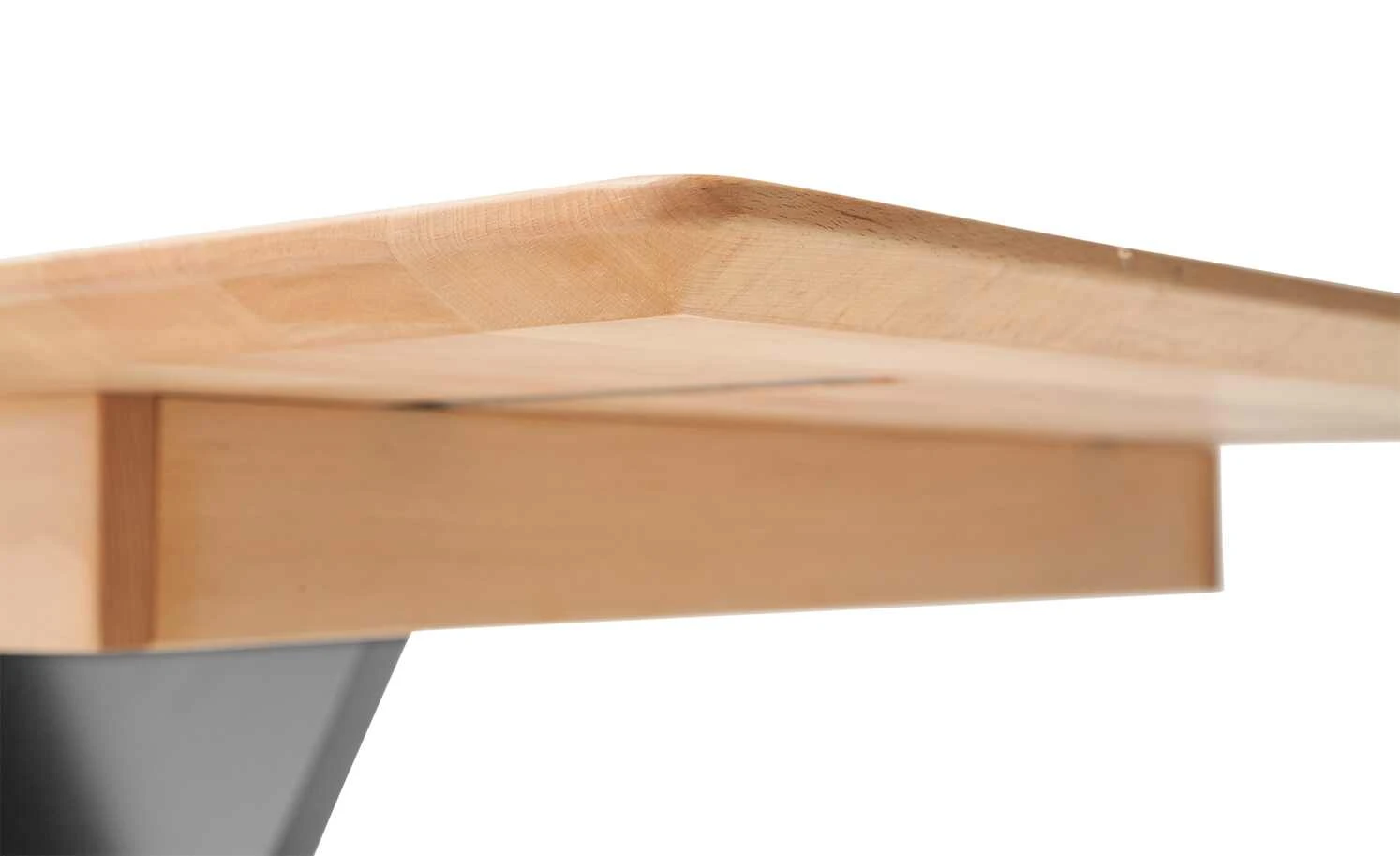 Säulentisch ausziehbar Balu | X-Säule Kernbuche Grau-aluminiumfarben 140|cm 8 Säulentisch ausziehbar Balu | X-Säule Kernbuche Grau-aluminiumfarben 140|cm – Bild 6