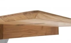 Säulentisch ausziehbar Balu | X-Säule Wildeiche Grau-aluminiumfarben 180|cm -Tischety Verkaufe 14307496 5 202102102233