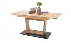 Säulentisch ausziehbar Balu | U-Säule Kernbuche Schwarz-Grau 140|cm -Tischety Verkaufe 14307497 10 202102102233