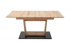 Säulentisch ausziehbar Balu | U-Säule Kernbuche Schwarz-Grau 140|cm -Tischety Verkaufe 14307497 13 202102102233