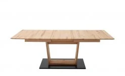 Säulentisch ausziehbar Balu | U-Säule Kernbuche Schwarz-Grau 140|cm -Tischety Verkaufe 14307497 14 202102102233