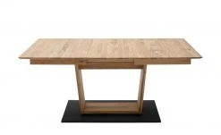 Säulentisch ausziehbar Balu | U-Säule Wildeiche Schwarz-Grau 140|cm -Tischety Verkaufe 14307498 2 202102102232