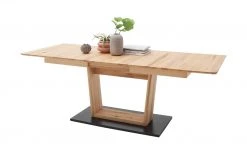 Säulentisch ausziehbar Balu | U-Säule Kernbuche Schwarz-Grau 180|cm -Tischety Verkaufe 14307499 14 202102102233