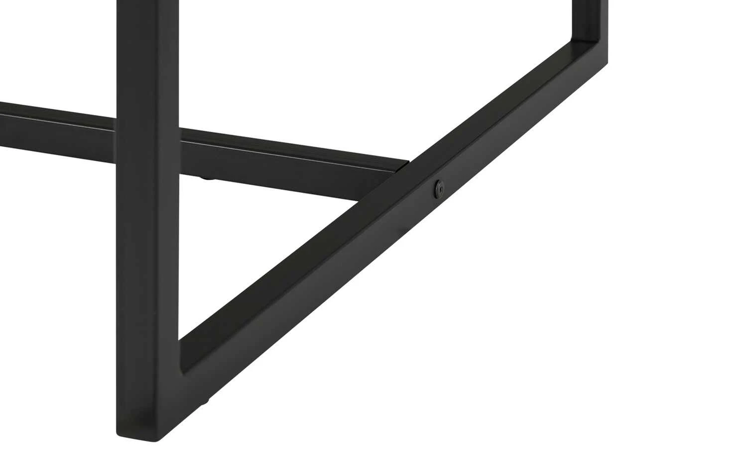 Esstisch Linera | Weiß / Schwarz 5 Esstisch Linera | Weiß / Schwarz – Bild 3