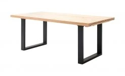 Woodford Kufentisch Aaron | 180|cm Eiche Bianco Anthrazit