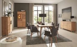 Wohnwert Esstisch ausziehbar Der Schräge | Holzwerkstoff furniert 160|cm