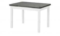 maison bleue Esstisch massiv Carina | 104|cm Weiß / Grau