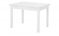 maison bleue Esstisch massiv Carina | 104|cm Weiß