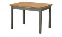 maison bleue Esstisch massiv Carina | 104|cm Grau / laugenfarbig