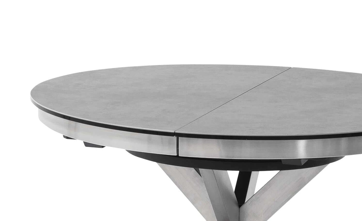 Keramiktisch rund Gwenn | Edelstahl 5 Keramiktisch rund Gwenn | Edelstahl – Bild 3