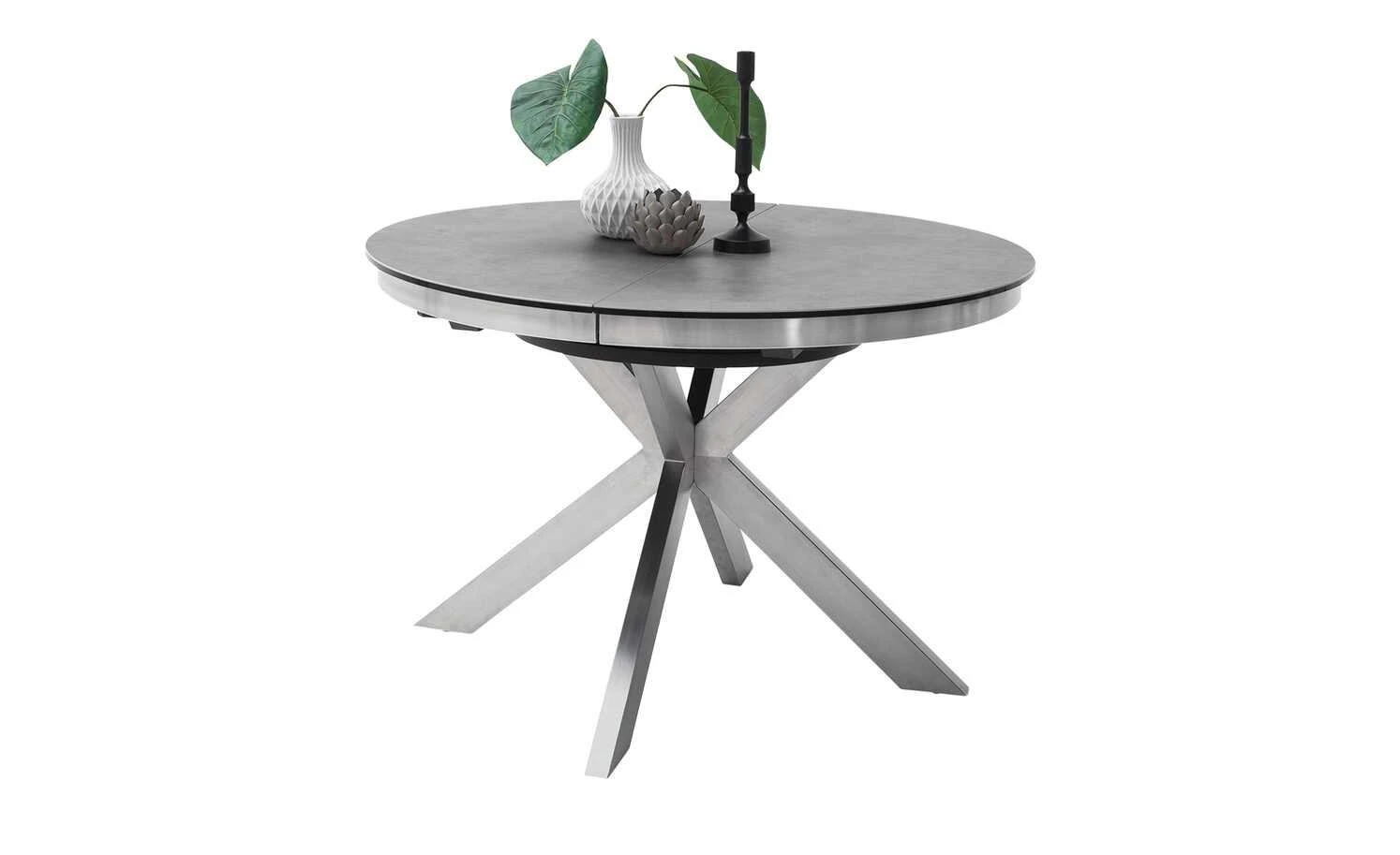 Keramiktisch rund Gwenn | Edelstahl 7 Keramiktisch rund Gwenn | Edelstahl – Bild 5