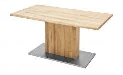 Woodford Säulentisch massiv Ateno | 160|cm mit Baumkante