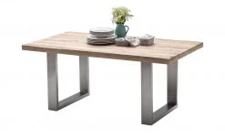 Woodford Kufen-Esstisch massiv Lavello | Eiche gekälkt Edelstahl ca. 220x100 cm 11 Woodford Kufen-Esstisch massiv Lavello | Eiche gekälkt Edelstahl ca. 220x100 cm -Tischety Verkaufe 14309391 5 202108102232