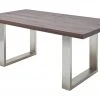 Woodford Kufen-Esstisch massiv Lavello | Eiche verwittert Edelstahl ca. 240x100 cm -Tischety Verkaufe 14309403 4 202102122237