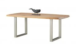 Woodford Kufentisch massiv Calotta | 180|cm Natur U-Form Edelstahl -Tischety Verkaufe 14309586 3 202101202235
