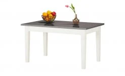 maison bleue Esstisch massiv Fabia | Weiß / Grau 160|cm -Tischety Verkaufe 14309771 3 202104011243