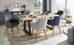 Woodford Kufentisch Melli | ca. 220x100 cm Trapez-Gestell