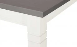 maison bleue Esstisch massiv Fabia | Weiß / Grau 120|cm -Tischety Verkaufe 15300803 5 202104132233