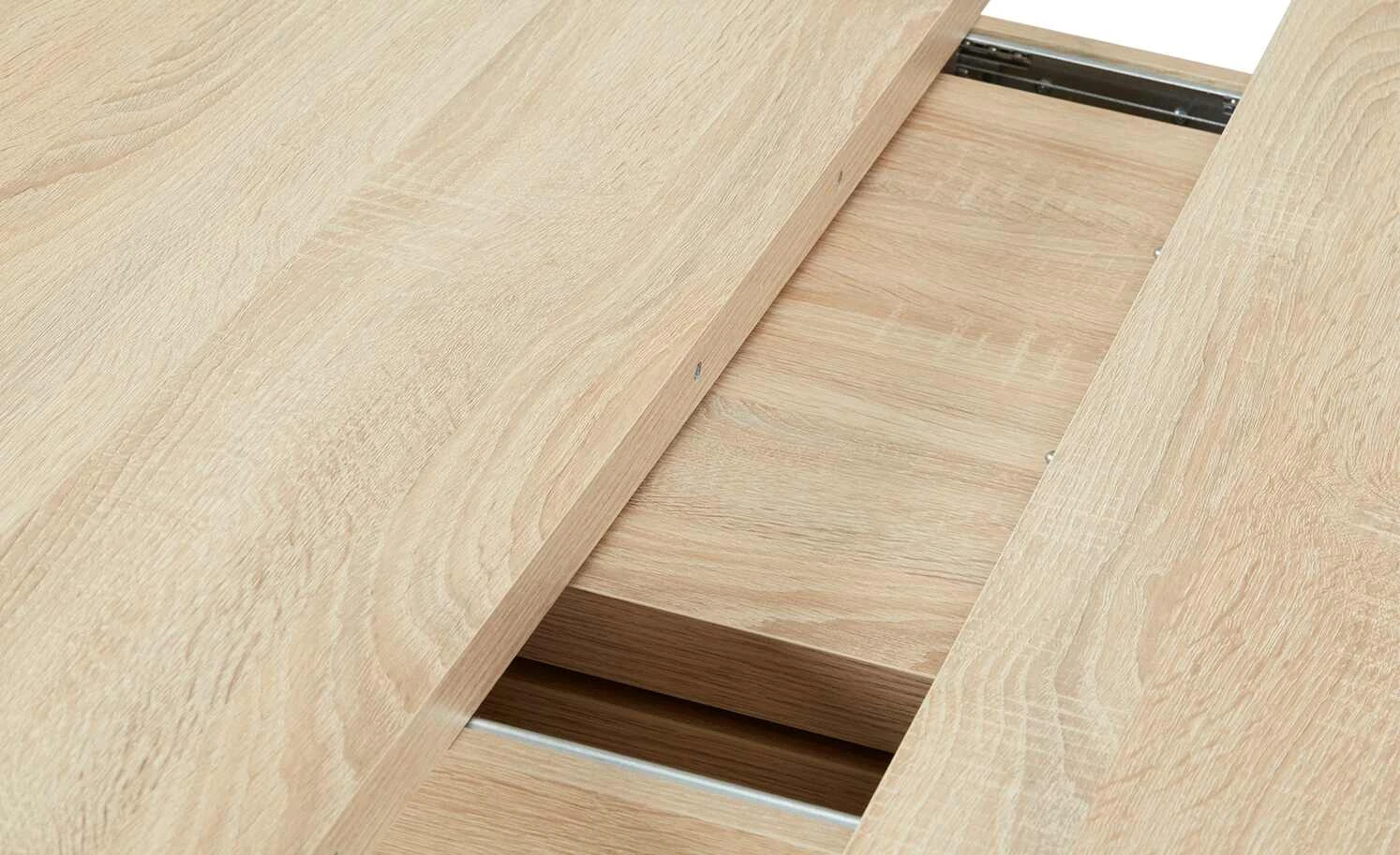 Esstisch ausziehbar Mick | Eiche sägerau (Nachbildung) 104|cm 5 Esstisch ausziehbar Mick | Eiche sägerau (Nachbildung) 104|cm – Bild 3